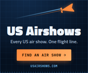 US Airshows 300×250 dark banner